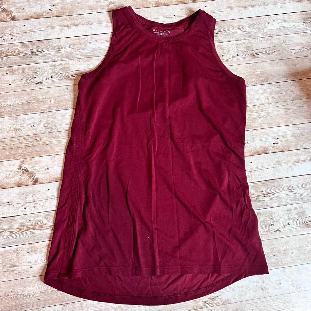 💚Athleta burgundy tank
